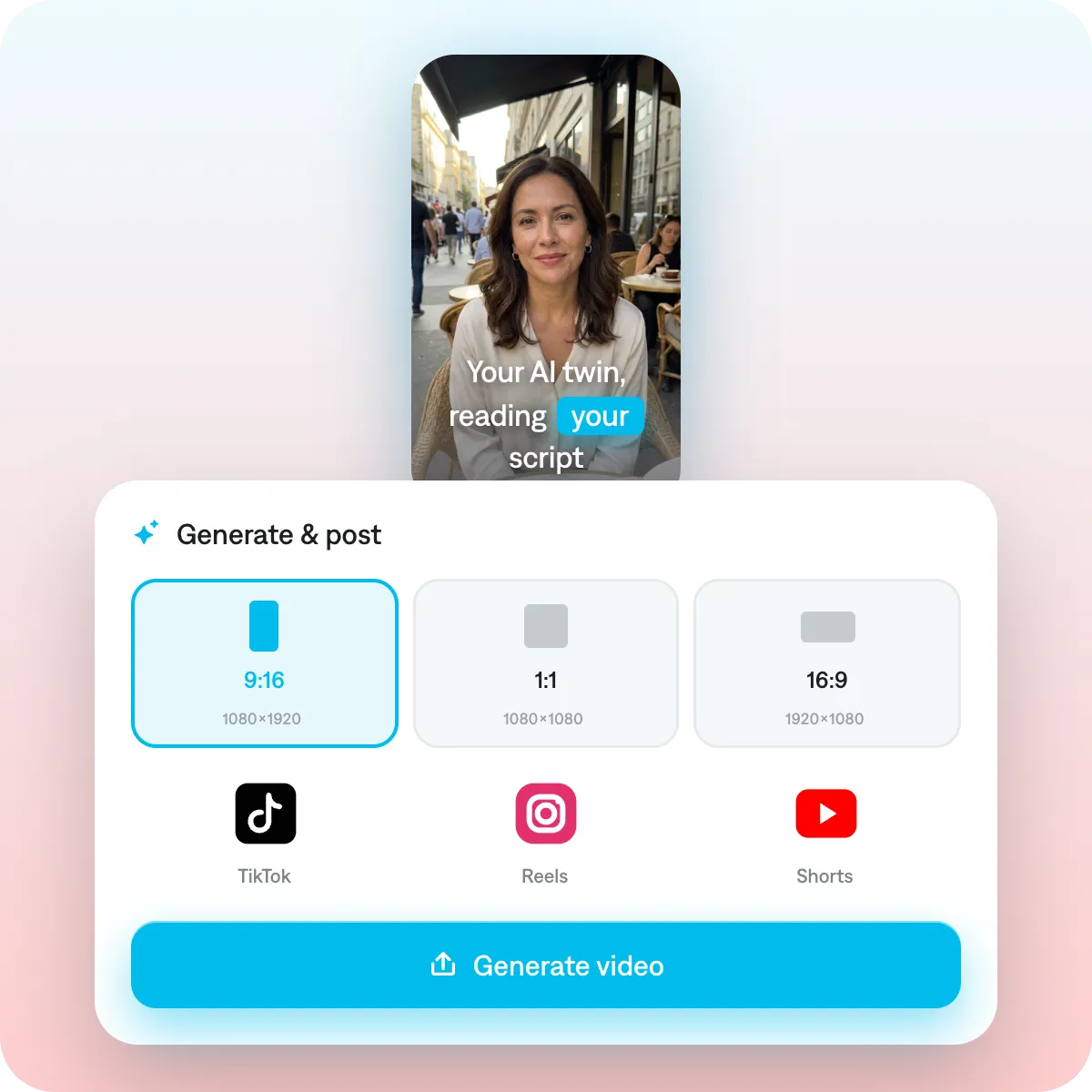 Create the video